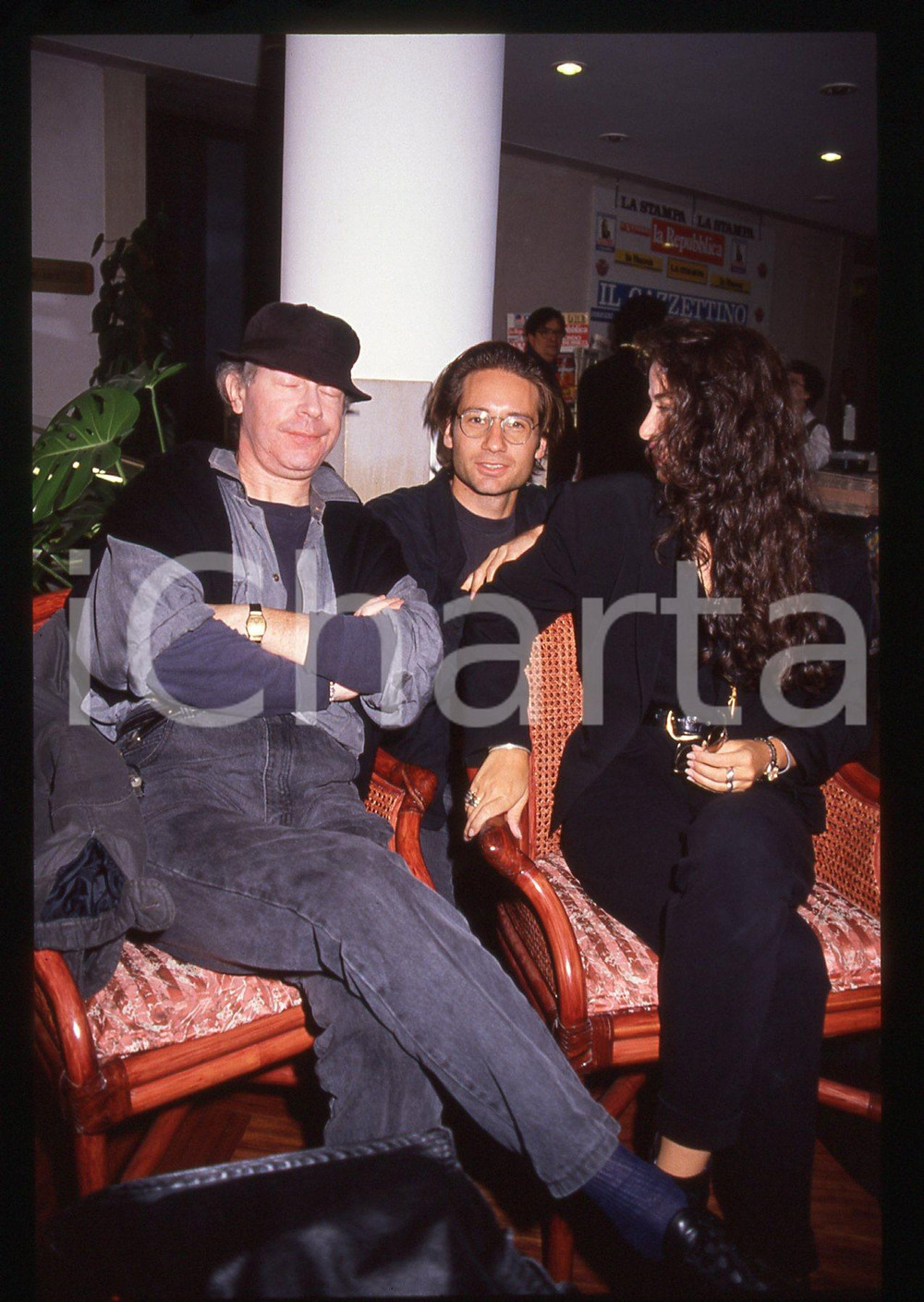 35mm vintage slide* 1989 VENEZIA Maggie WHEELER Henry JAGLOM David DUCHOVNY