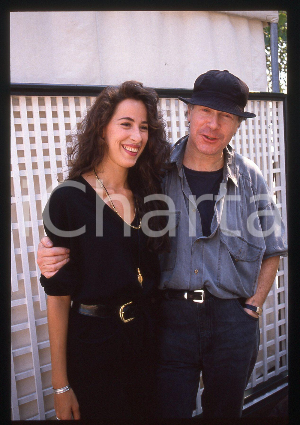 35mm vintage slide* 1989 Festival di VENEZIA Maggie WHEELER e Henry JAGLOM (8)