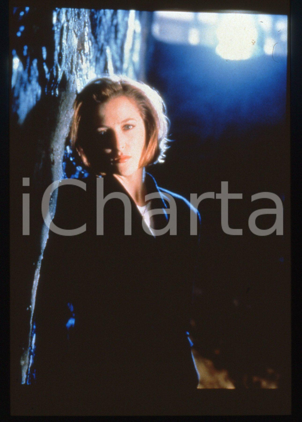 35mm vintage slide* 1998 X-FILES Gillian ANDERSON nell'episodio "DETOUR"