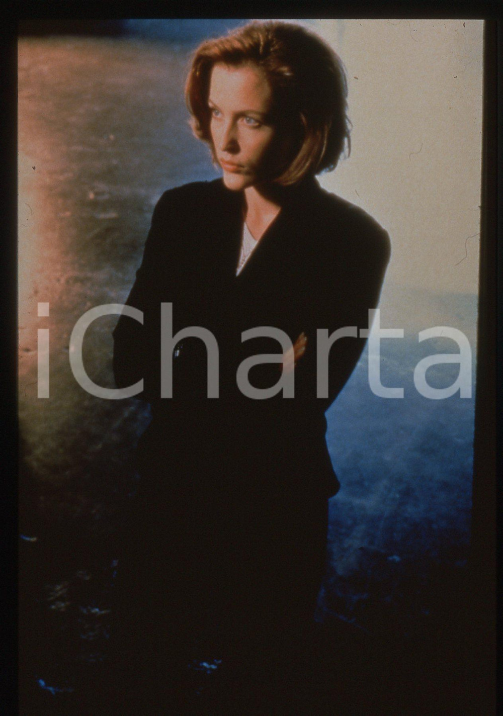 35mm vintage slide* 1998 X-FILES Gillian ANDERSON nel ruolo di Dana SCULLY *2