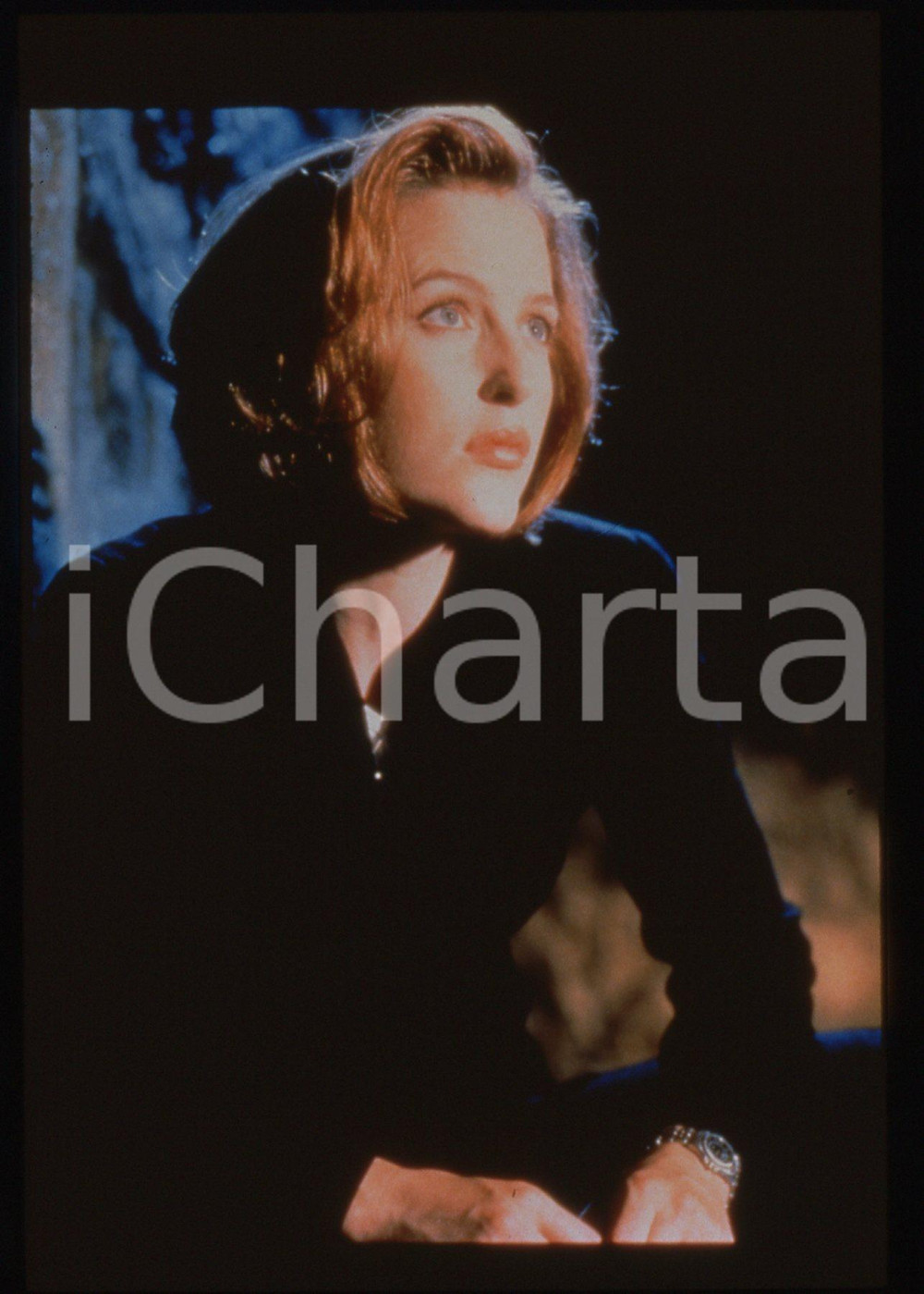 35mm vintage slide* 1998 X-FILES Gillian ANDERSON nel ruolo di Dana SCULLY *1