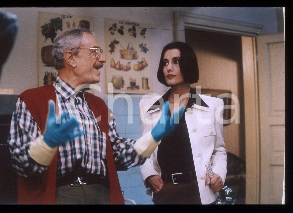 35mm vintage slide* 1997 LINDA E IL BRIGADIERE Nino MANFREDI e Claudia KOLL