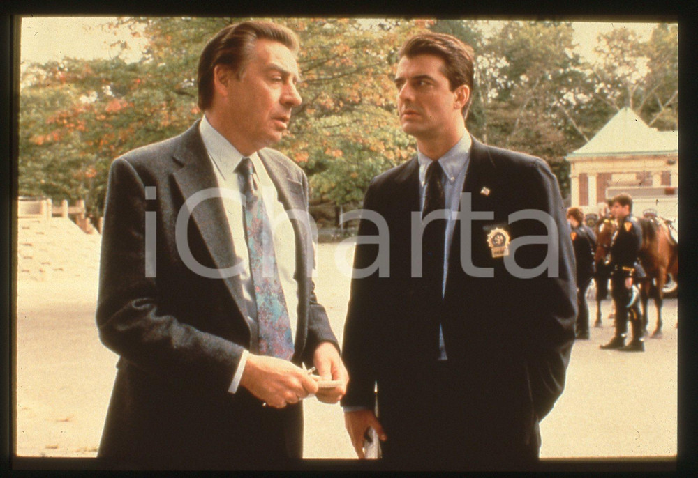 35mm vintage slide* 1995ca LAW & ORDER Jerry ORBACH in una scena della serie tv