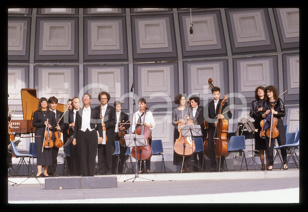 35mm vintage slide* 1990ca MUSICA Claudio SCIMONE Orchestra I SOLISTI VENETI *7