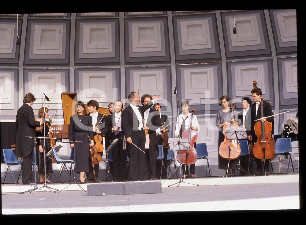 35mm vintage slide* 1990ca MUSICA Claudio SCIMONE Orchestra I SOLISTI VENETI *12