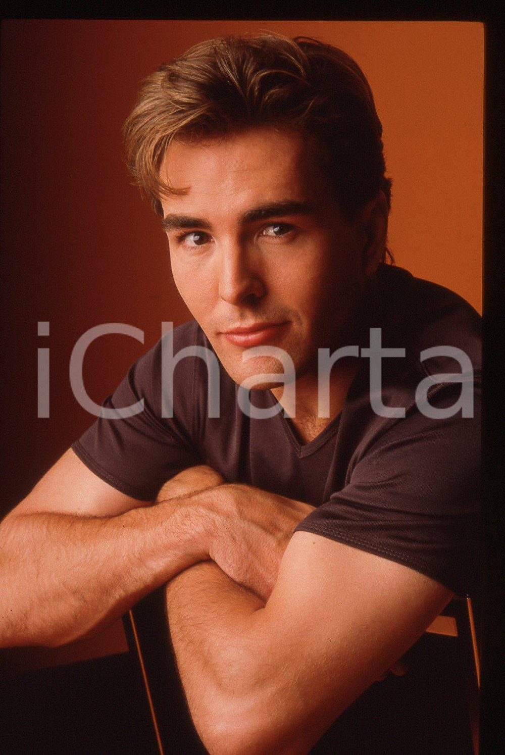 35mm vintage slide* 1997 PORT CHARLES Nolan NORTH nella serie televisiva (2)
