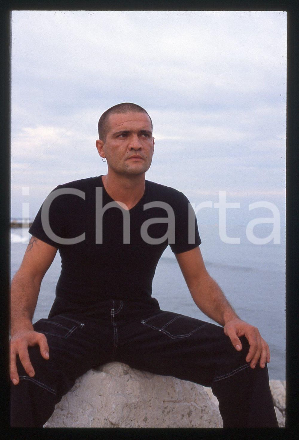 35mm vintage slide* 1998 Festival VENEZIA Emanuel BEVILACQUA Ritratto attore (3)