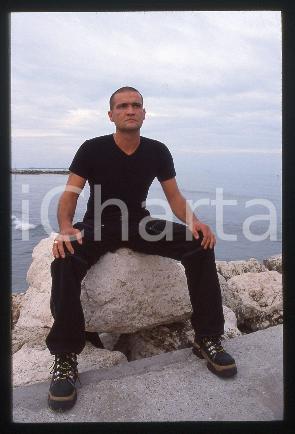 35mm vintage slide* 1998 Festival VENEZIA Emanuel BEVILACQUA Ritratto attore (7)