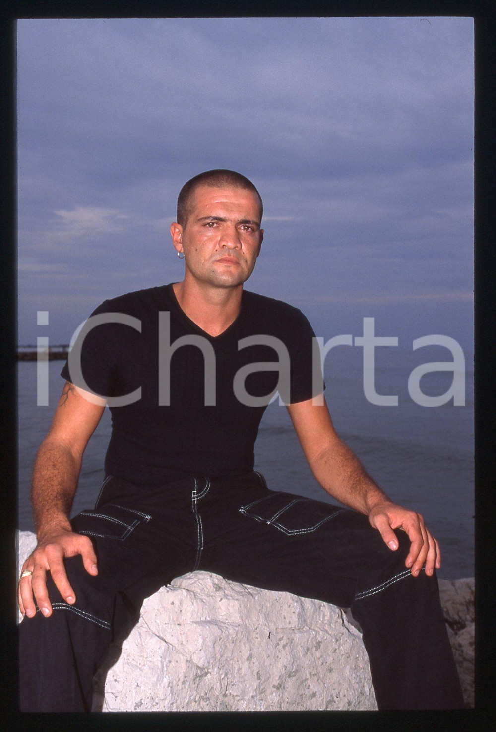 35mm vintage slide* 1998 Festival VENEZIA Emanuel BEVILACQUA Ritratto attore *11
