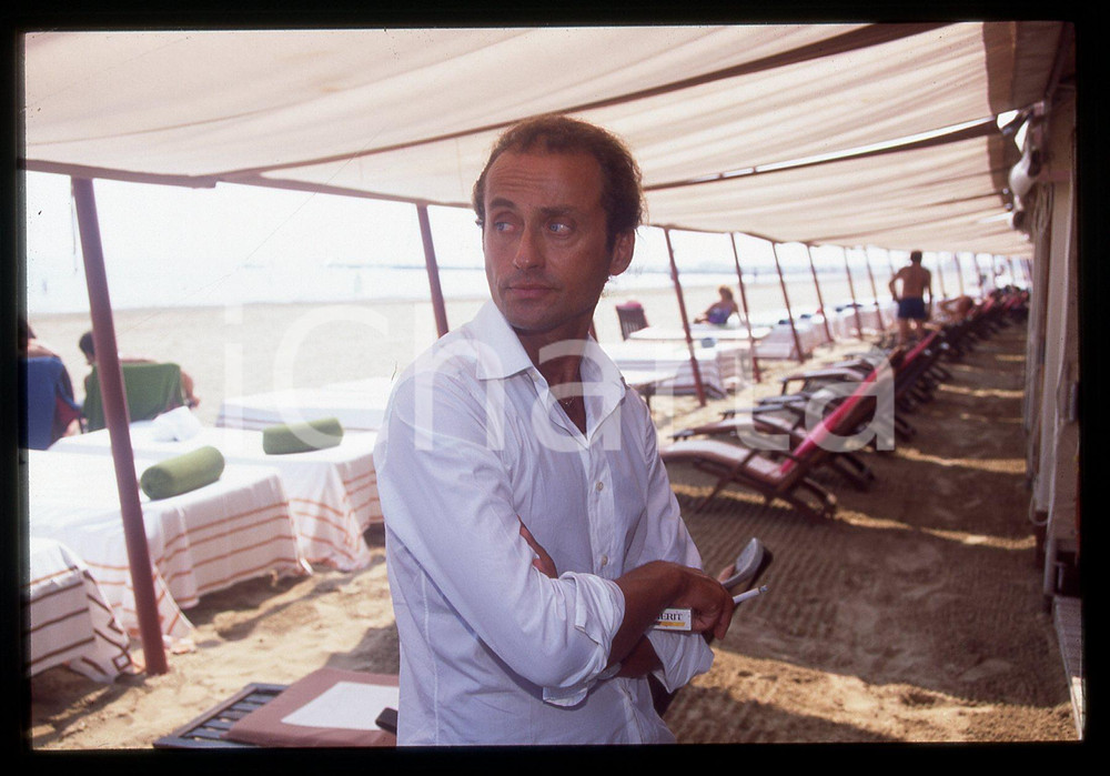 35mm vintage slide* 1995 LIDO VENEZIA Pappi CORSICATO Regista de I BUCHI NERI *4