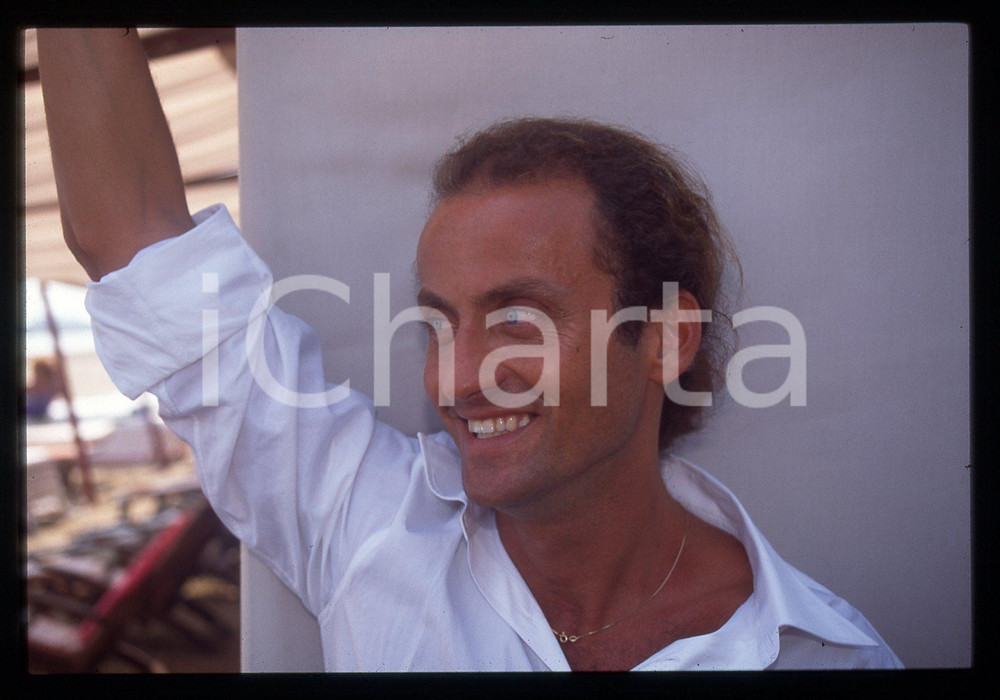 35mm vintage slide* 1995 LIDO VENEZIA Pappi CORSICATO Regista de I BUCHI NERI *9