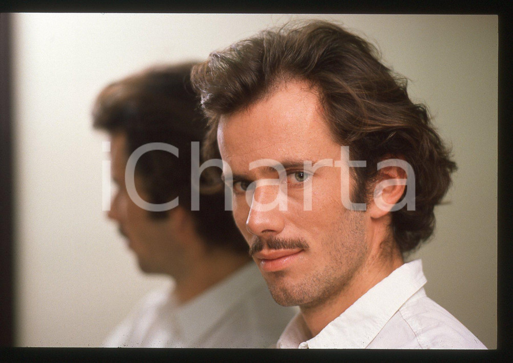 35mm vintage slide* 1990ca CINEMA Christian VADIM Ritratto dell'attore (4)