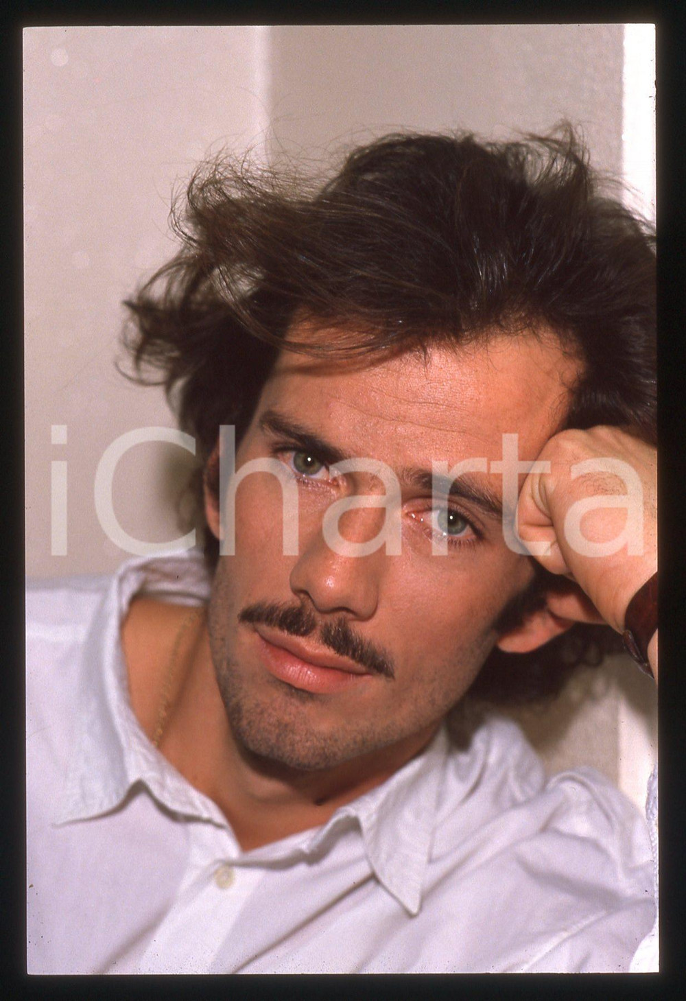 35mm vintage slide* 1990ca CINEMA Christian VADIM Ritratto dell'attore (15)