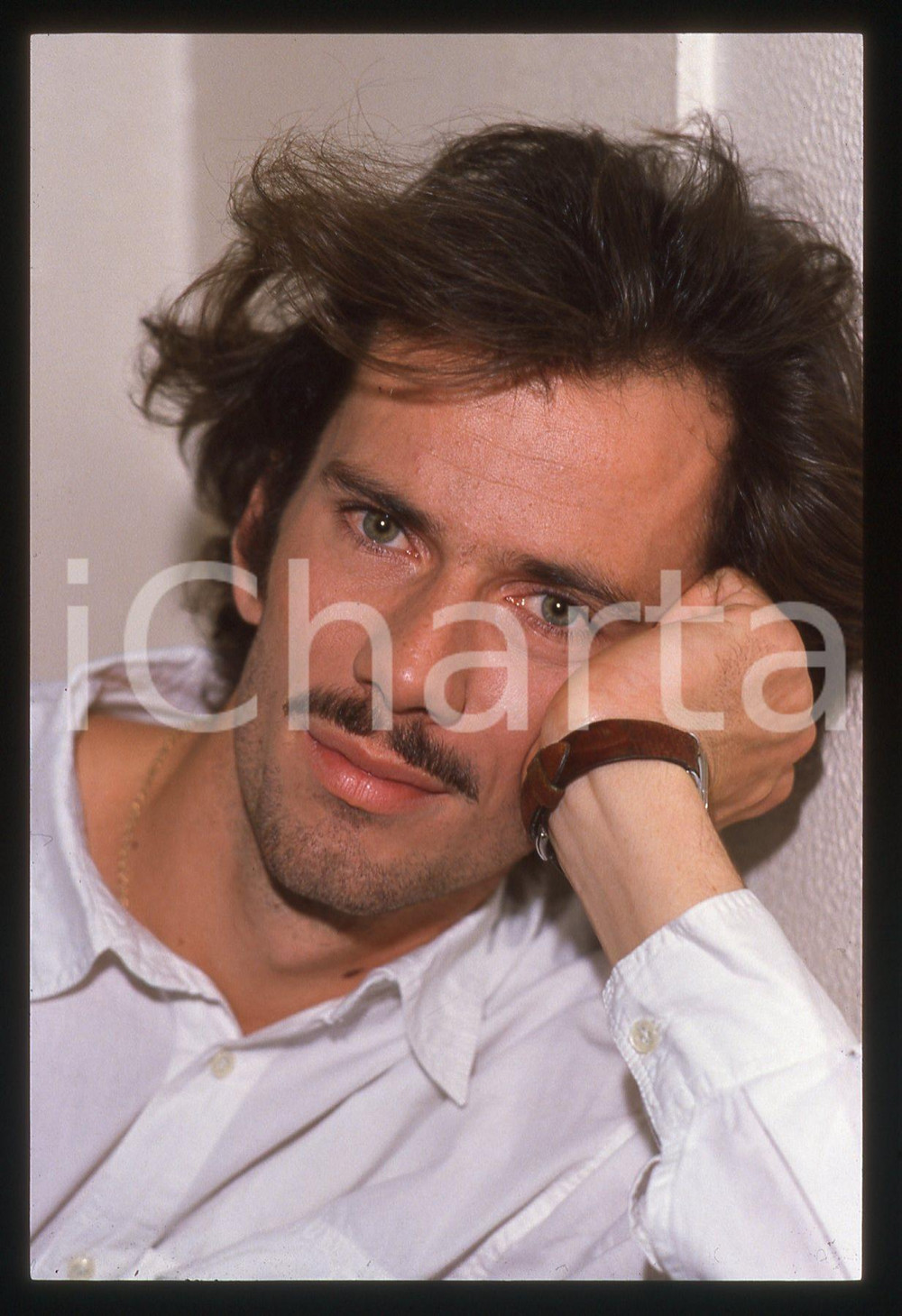 35mm vintage slide* 1990ca CINEMA Christian VADIM Ritratto dell'attore (16)