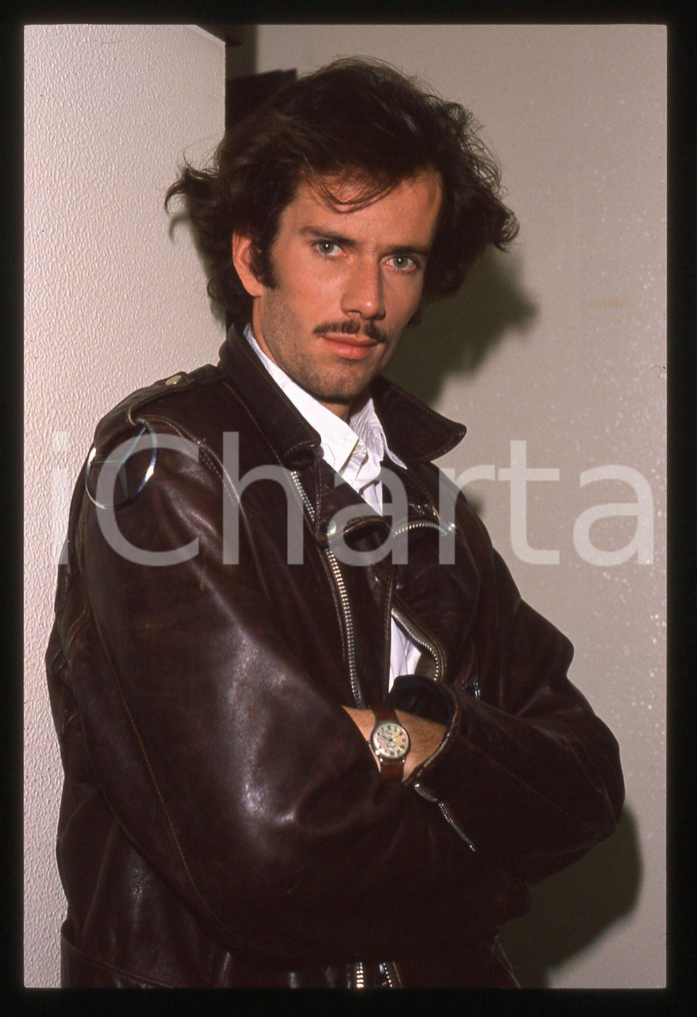 35mm vintage slide* 1990ca CINEMA Christian VADIM Ritratto dell'attore (19)