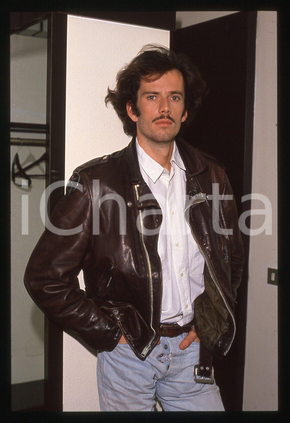 35mm vintage slide* 1990ca CINEMA Christian VADIM Ritratto dell'attore (24)