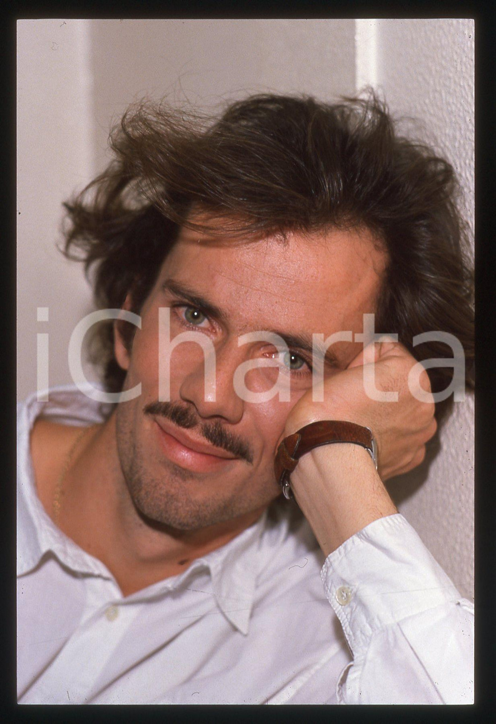 35mm vintage slide* 1990ca CINEMA Christian VADIM Ritratto dell'attore (26)