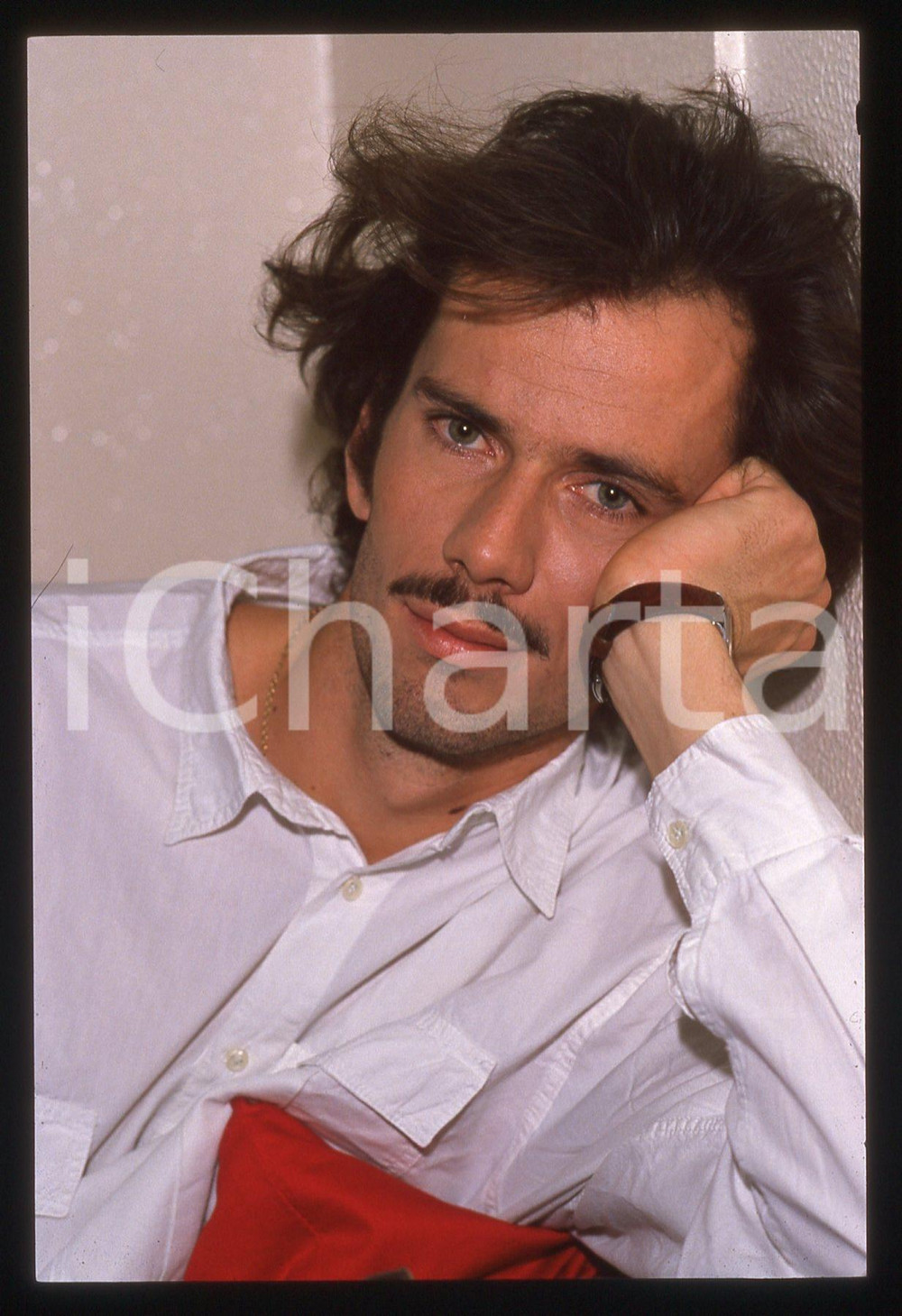 35mm vintage slide* 1990ca CINEMA Christian VADIM Ritratto dell'attore (37)
