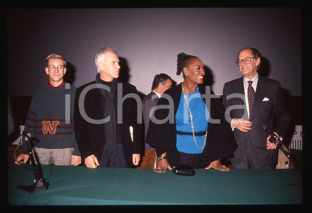 35mm vintage slide* 1990 VIAREGGIO Malcolm McDOWELL Shirley VERRETT EUROPACINEMA