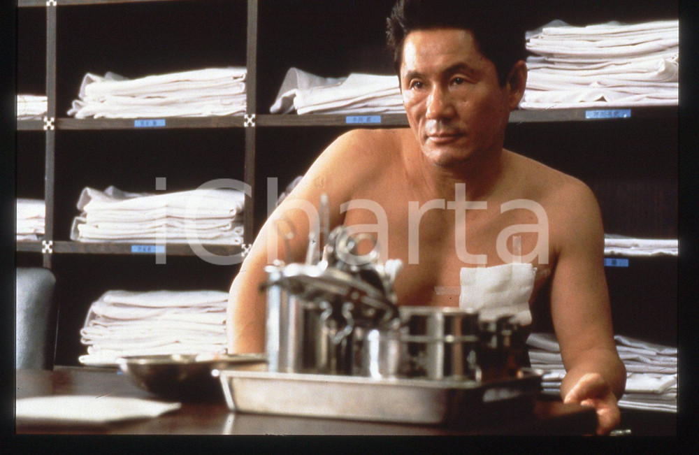 35mm vintage slide* 1997 HANA-BI Takeshi KITANO in una scena del film
