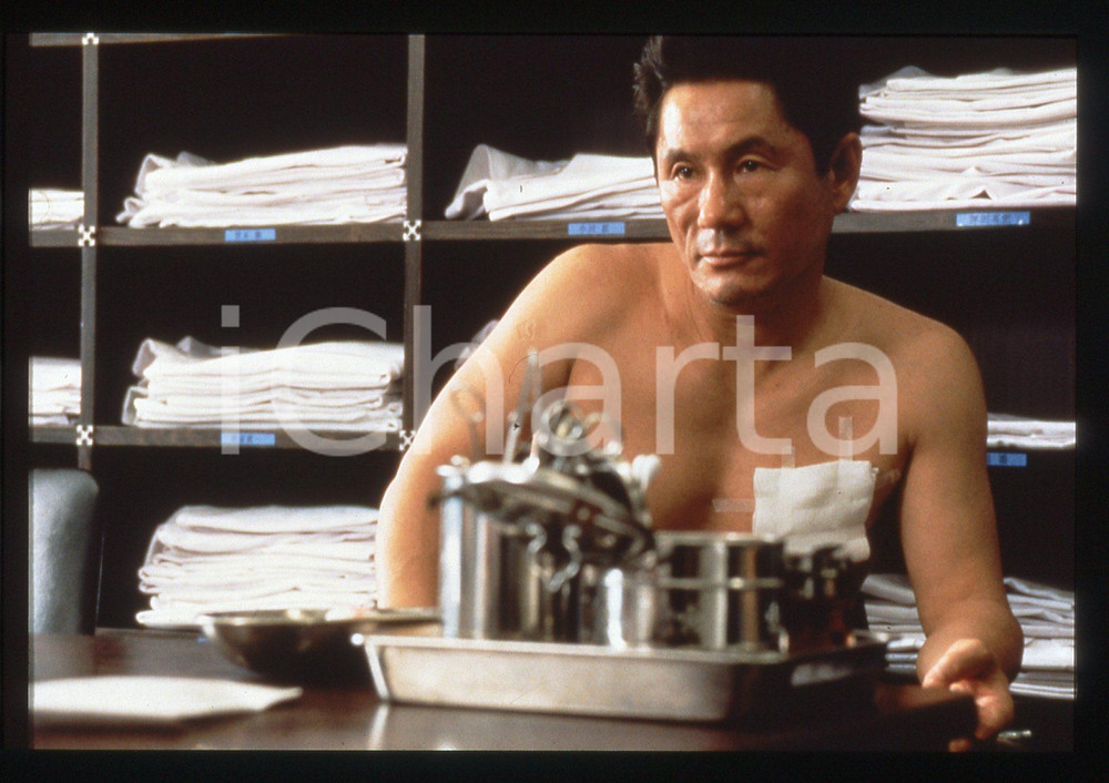 35mm vintage slide* 1997 HANA-BI Takeshi KITANO in una scena del film (2)