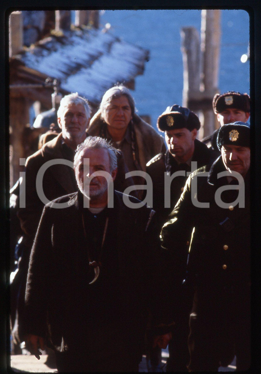 35mm vintage slide* 1997 THE EDGE Anthony HOPKINS in una scena del film
