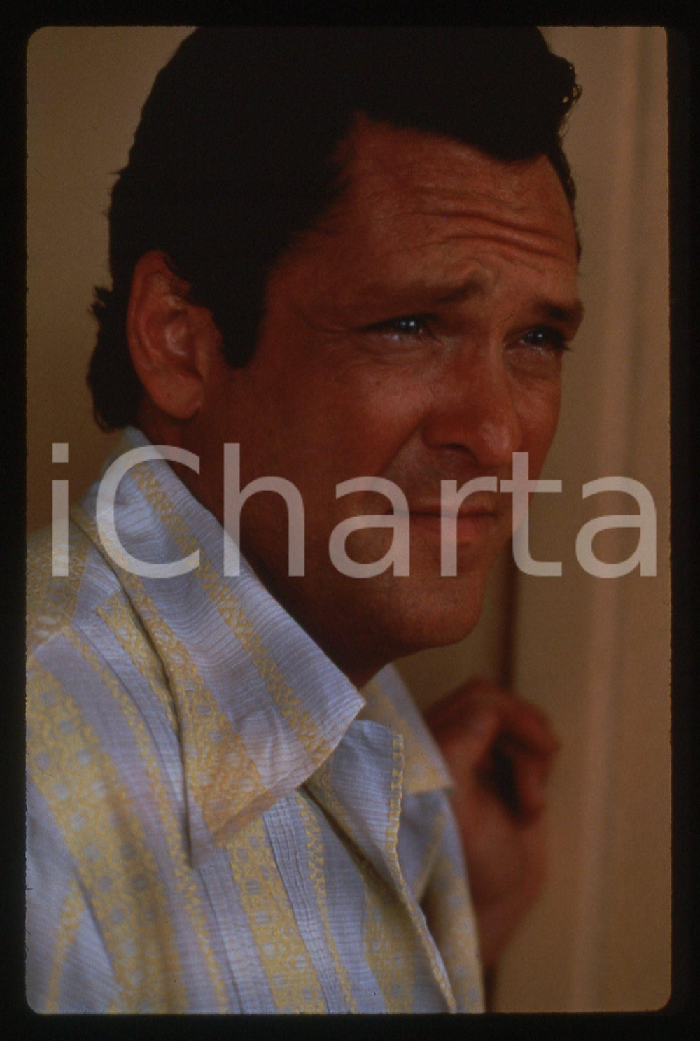 Fotografia d epoca originale 35mm vintage slide 1997 DONNIE BRASCO Michael MADSEN in una scena del film 1