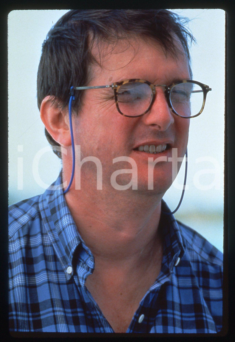 Fotografia d epoca originale 35mm vintage slide 1997 DONNIE BRASCO Mike NEWELL Ritratto del regista 2 1