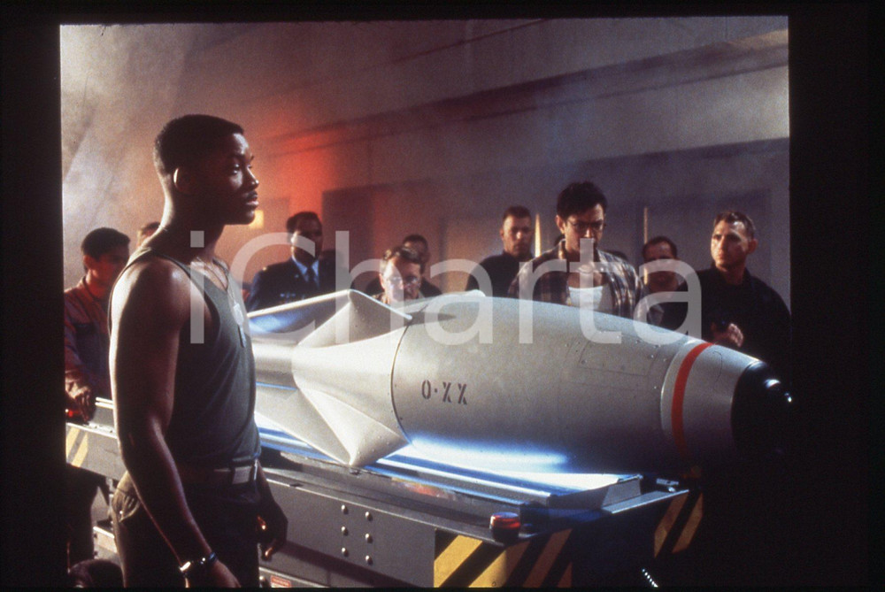 Fotografia d epoca originale 35mm vintage slide 1996 INDEPENDENCE DAY Will SMITH e Jeff GOLDBLUM  Scena 1