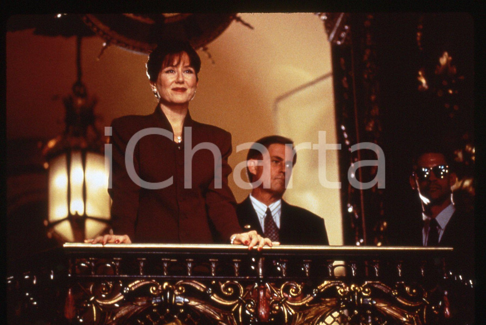 Fotografia d epoca originale 35mm vintage slide 1996 INDEPENDENCE DAY Mary MCDONNELL in una scena 2 1