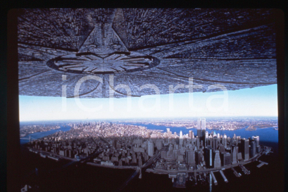 Fotografia d epoca originale 35mm vintage slide 1996 INDEPENDENCE DAY Regia Roland EMMERICH  Una scena 5 1