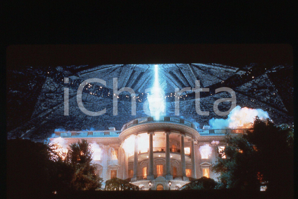 Fotografia d epoca originale 35mm vintage slide 1996 INDEPENDENCE DAY Regia Roland EMMERICH  Una scena 6 1