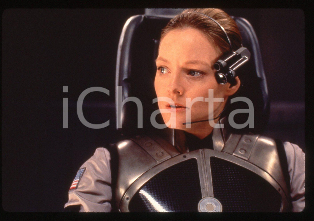 Fotografia d epoca originale 35mm vintage slide 1997 CONTACT Jodie FOSTER in una scena del film 3 1