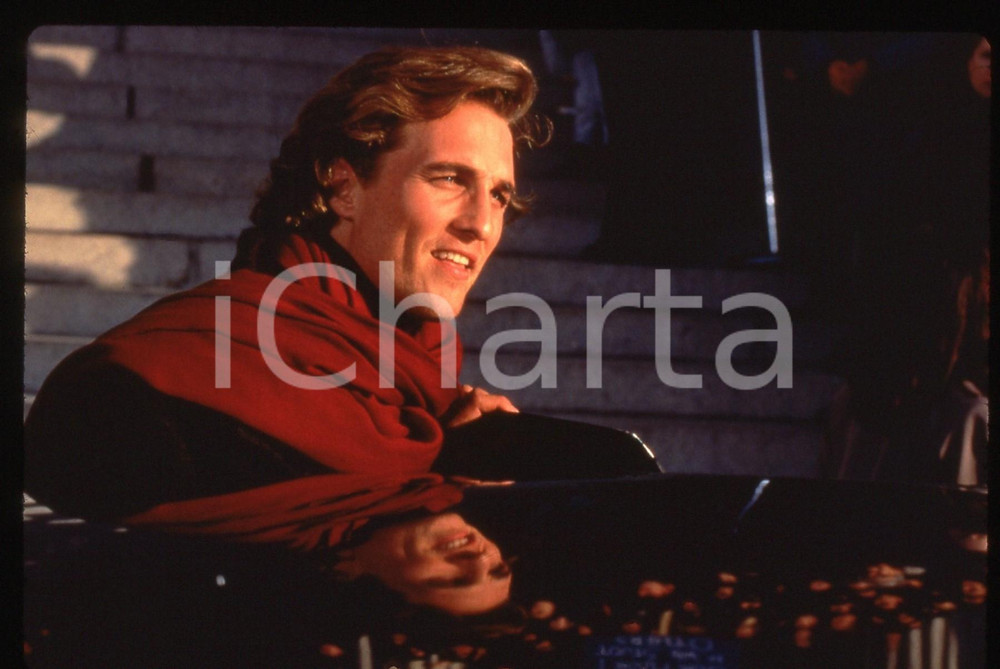 Fotografia d epoca originale 35mm vintage slide 1997 CONTACT Matthew MCCONAUGHEY in una scena del film 1