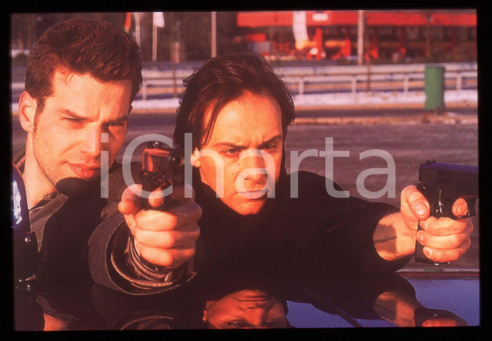 Fotografia d epoca originale 35mm vintage slide 1996 SQUADRA SPECIALE COBRA 11 Johannes BRANDRUP  Scena 1
