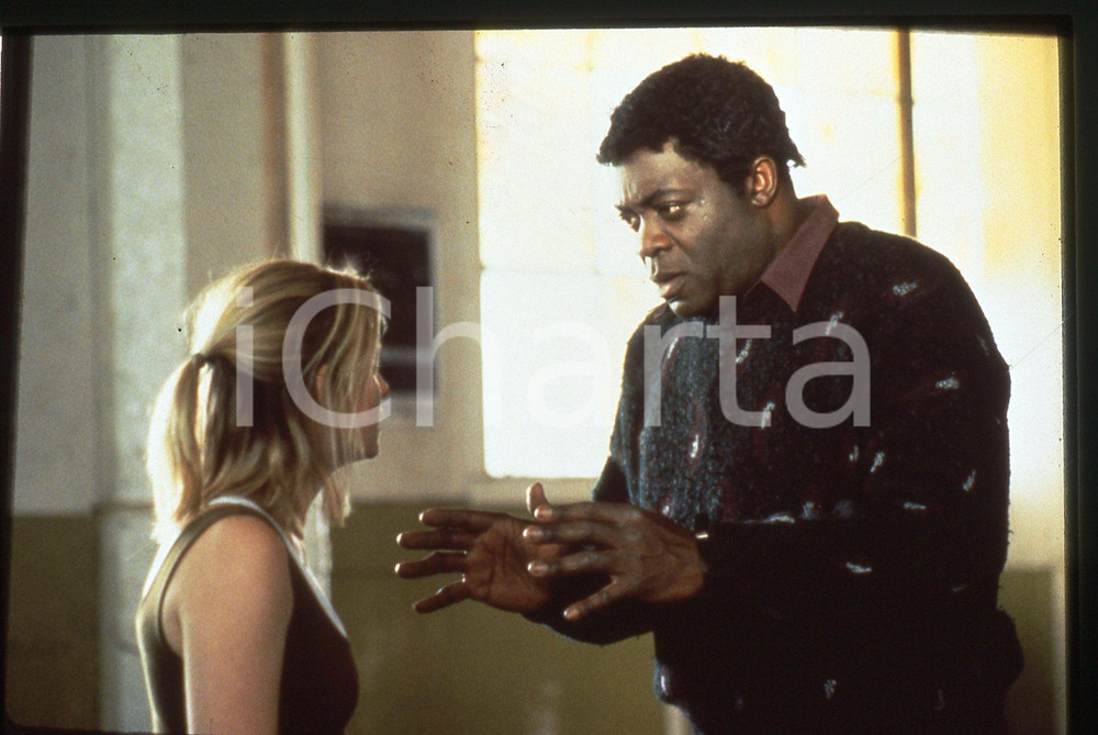Fotografia d epoca originale 35mm vintage slide 1991 FREDDY S DEAD: THE FINAL NIGHTMARE  Yaphet KOTTO Scena 1