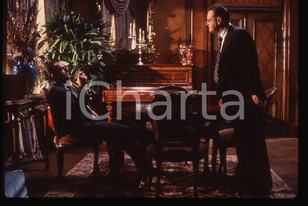 35mm vintage slide* 1992 HOFFA Jack NICHOLSON e Armand ASSANTE in una scena