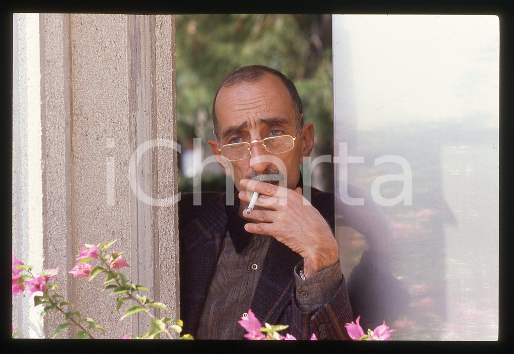 35mm vintage slide* 1995 VENEZIA João César MONTEIRO ritratto con sigaretta (2)
