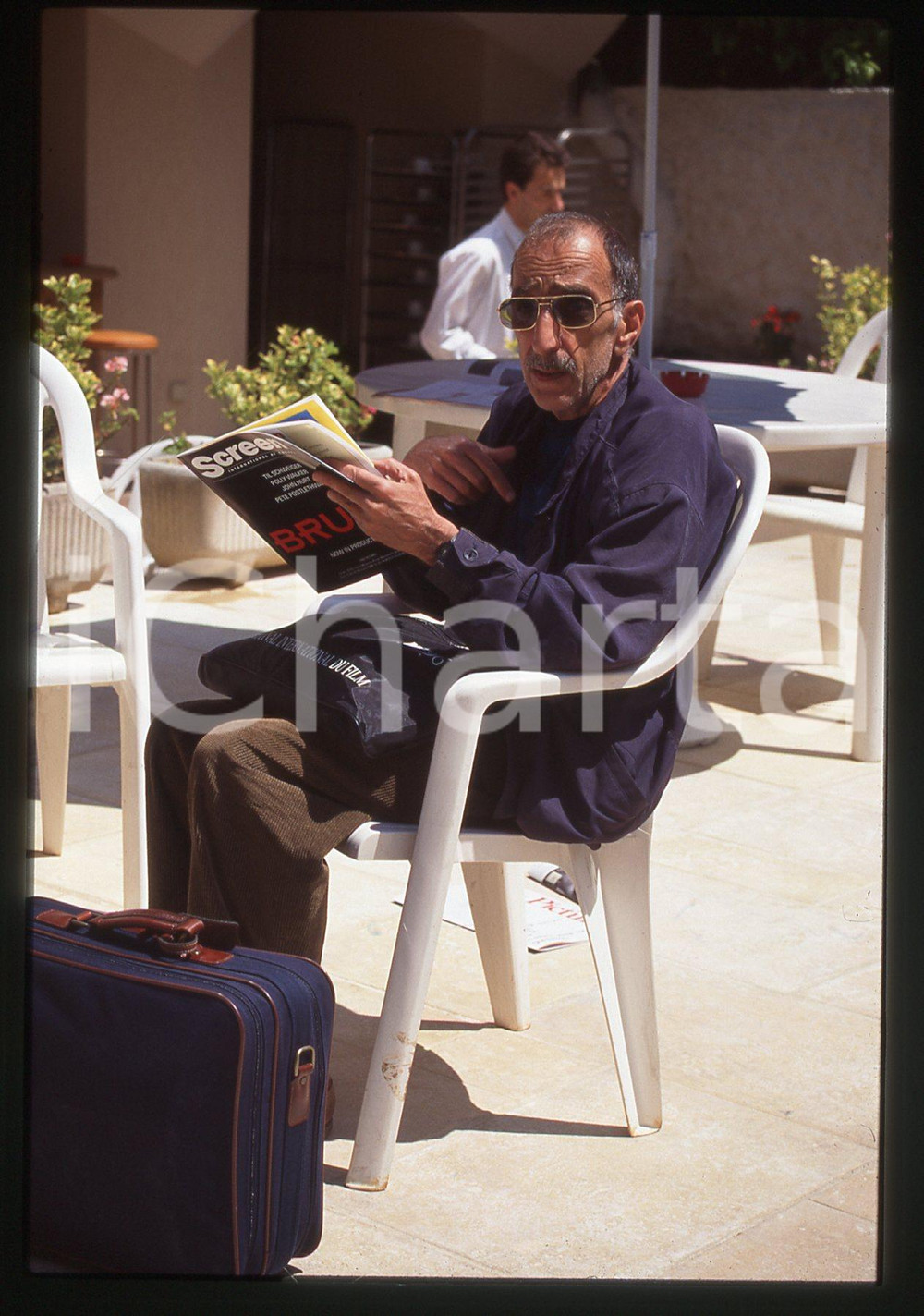 35mm vintage slide* 1999 Festival CANNES João César MONTEIRO Ritratto regista
