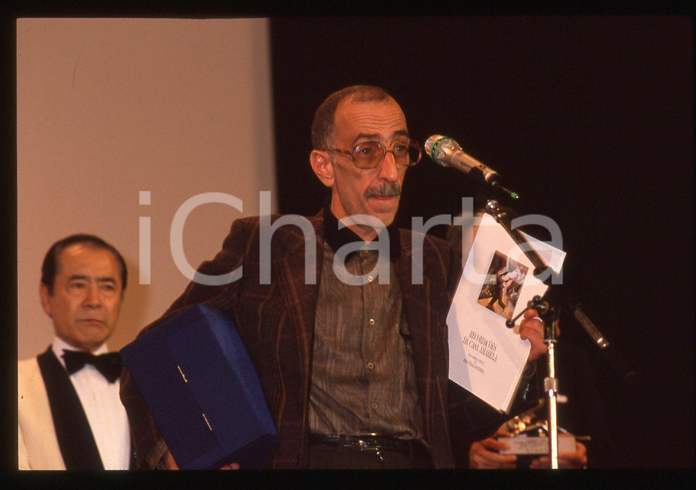 35mm vintage slide* 1995 Festival VENEZIA João César MONTEIRO alla premiazione