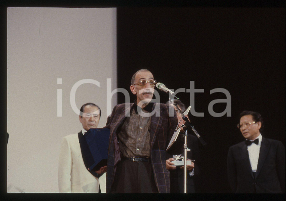 35mm vintage slide*1995 Festival VENEZIA João César MONTEIRO alla premiazione *3