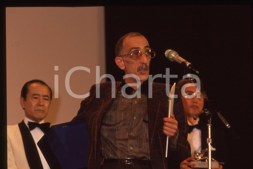 35mm vintage slide*1995 Festival VENEZIA João César MONTEIRO alla premiazione *4