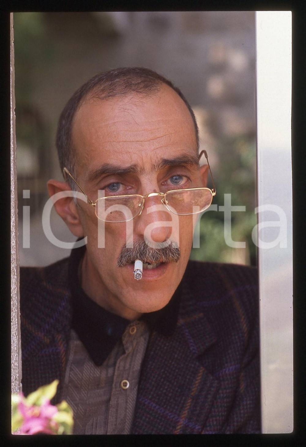 35mm vintage slide* 1995 VENEZIA João César MONTEIRO ritratto con sigaretta (7)