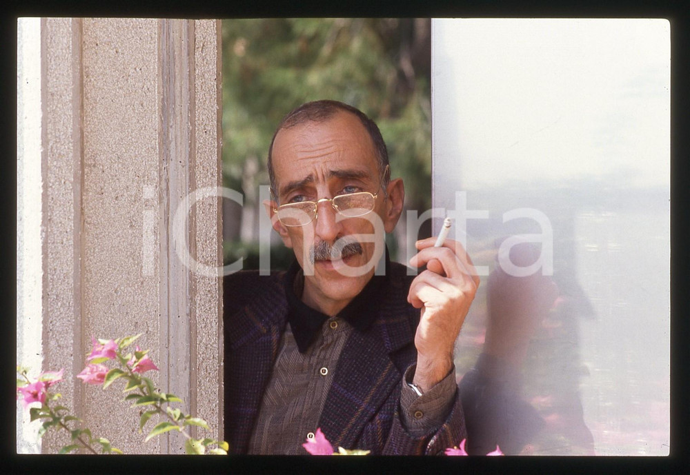35mm vintage slide* 1995 VENEZIA João César MONTEIRO ritratto con sigaretta (8)
