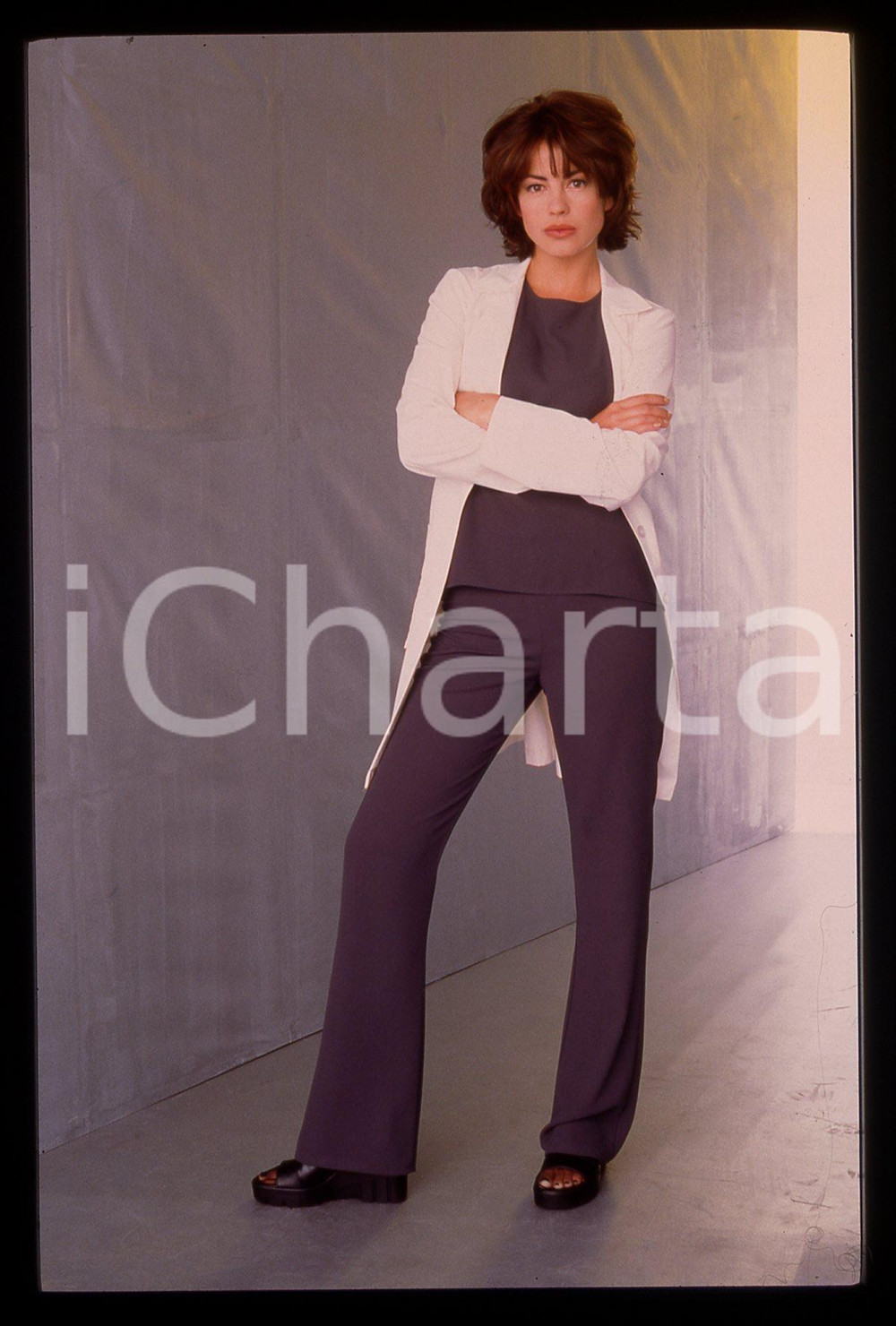 35mm vintage slide* 1997 PORT CHARLES Julie PINSON nella serie televisiva (2)