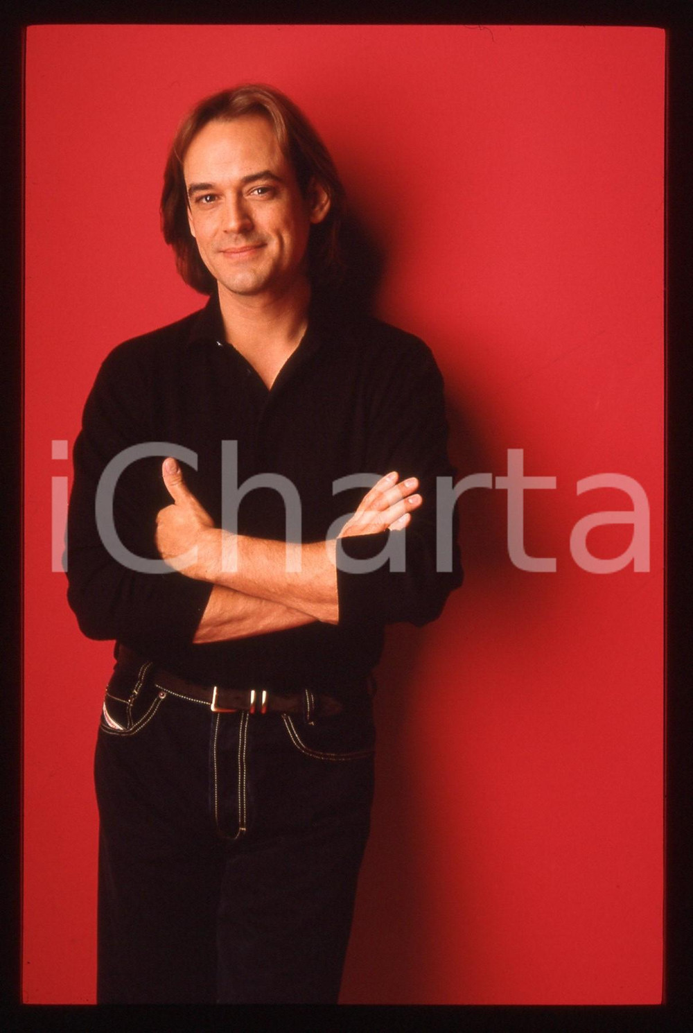 35mm vintage slide* 1997 PORT CHARLES Jon LINDSTROM nella serie televisiva
