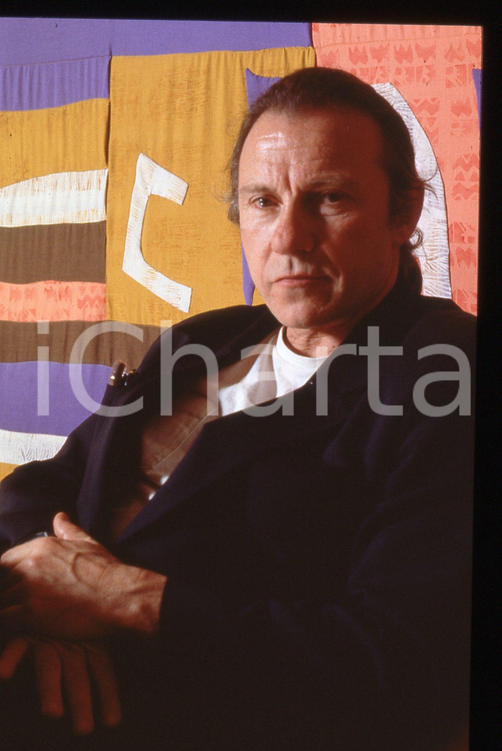 35mm vintage slide* 1990ca CINEMA Harvey KEITEL Ritratto dell'attore