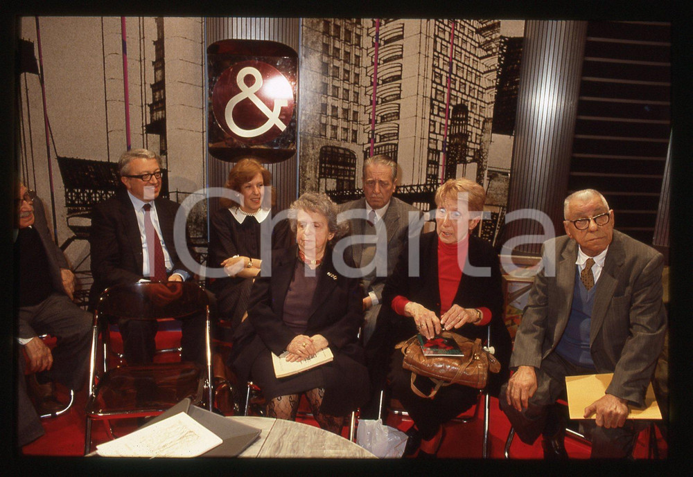 Fotografia d epoca originale 35mm vintage slide 1985ca ARTE FUTURISMO Maria Sara GORETTI Ritratto 2 1