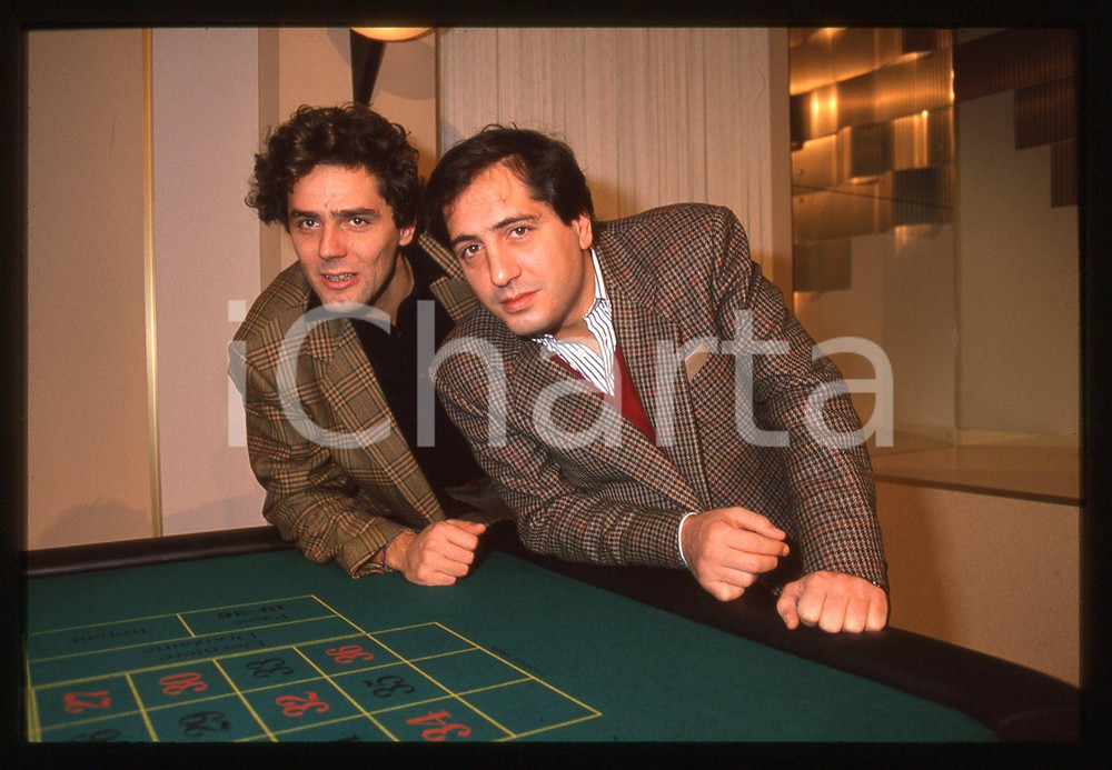 35mm vintage slide* 1985ca COSTUME Roberto MALANDRINO e Paolo Maria VERONICA