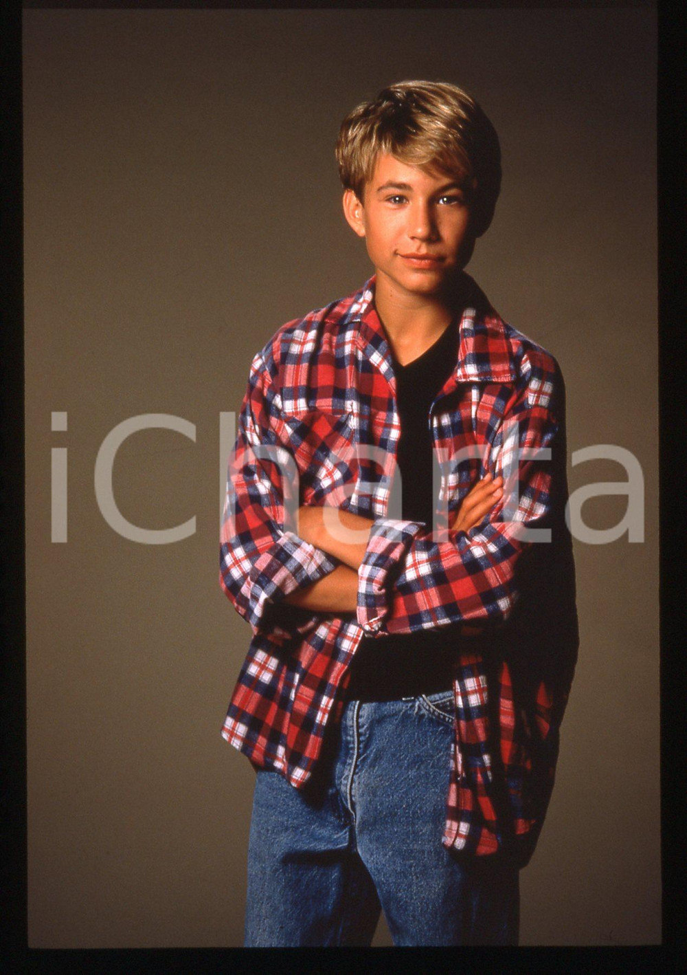 35mm vintage slide* 1997 WILD AMERICA Jonathan TAYLOR THOMAS Ritratto attore